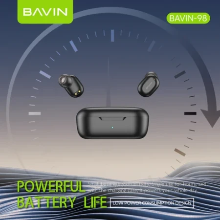 Bavin BT slušalice Earphones - Bavin 98 crna ( 90220 )