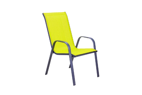 Baštenska stolica – žuta Como 