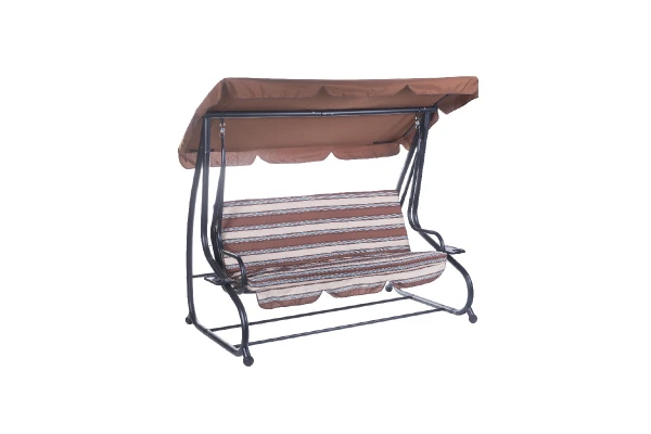 Baštenska ljuljaška trosed – plavo / braon Santorini (Middle) 