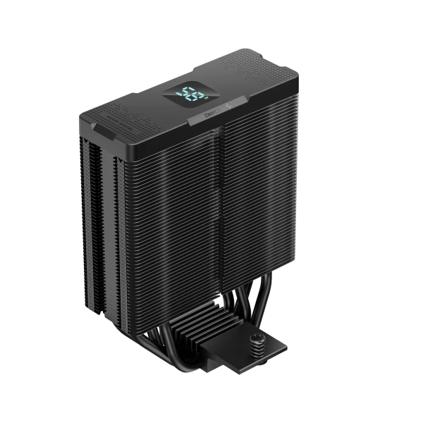 DeepCool AG400 DIGITAL PLUS 4xHeat Pipe, Real-Time CPU Screen, 220W 2x120mm 2100rpm 76CFM, Intel/AMD