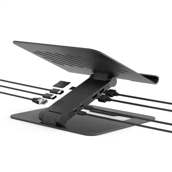 Postolje za Laptop sa docking stanicom Port 2 X 4K USB-C 7 85W