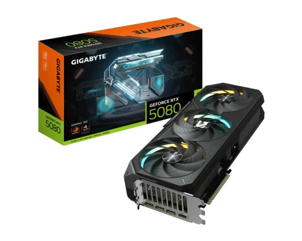 GIGABYTE nVidia GeForce RTX 5080 GAMING 16GB GV-N5080GAMING-16GD rev. 1.0 grafička karta