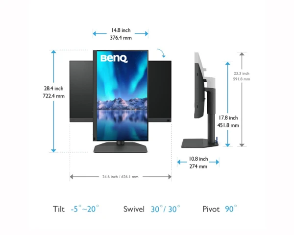BENQ 27 inča SW272U 4K IPS LED monitor 