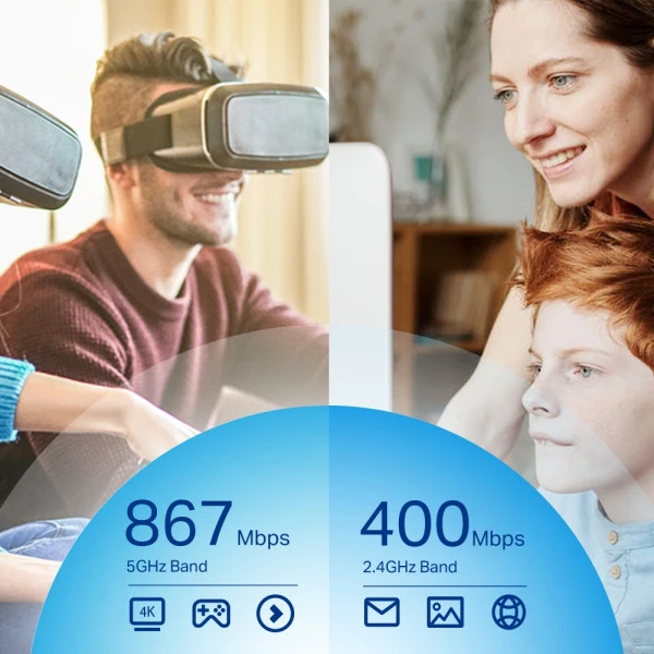 Bezicni adapter TP-LINKAC 1300 Dual Antennas  ( ARCHER T4U PLUS )