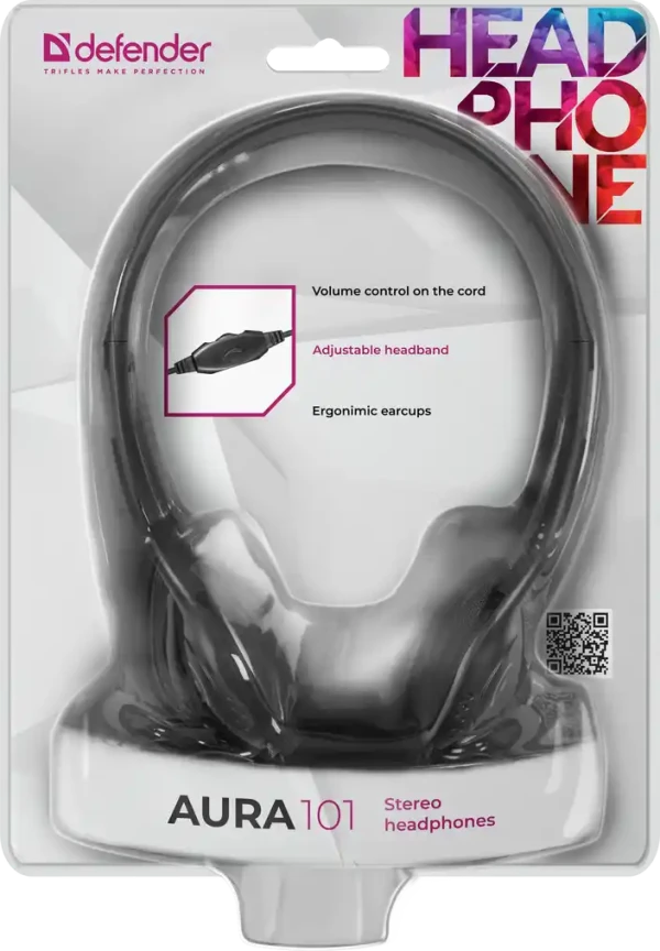 Slušalice Defender Aura 101, crna 3.5mm