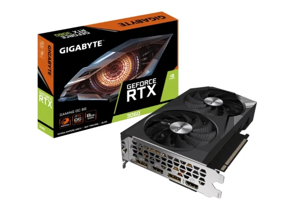 Graficka karta GIGABYTE RTX 3060 GAMING OC 2.0 NVD8GBGDDR6128bitcrna' ( 'GV-N3060GAMING OC-8G' ) 