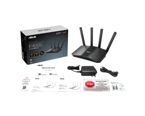 ASUS RT-BE82U Dual Band Wi-Fi 7 extendable ruter 