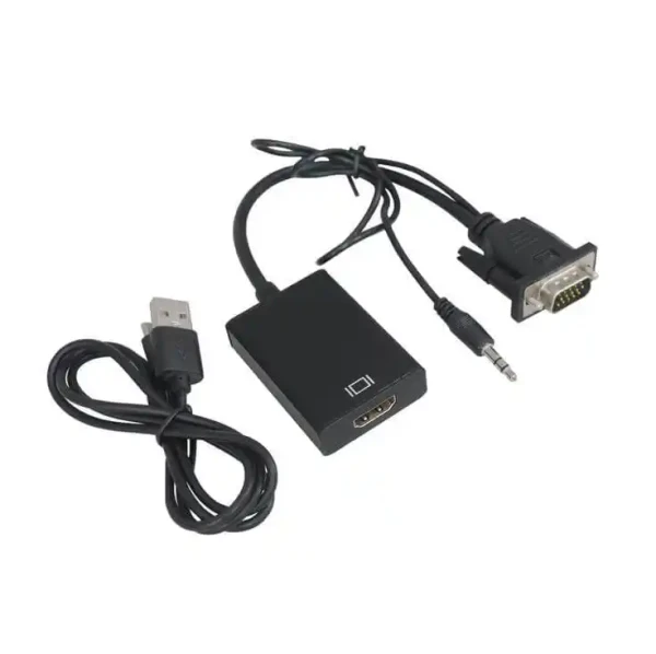 Kettz VGA na HDMI Konvertor + audio 3.5mm V2H