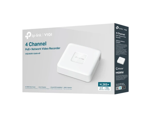 TP-LINK VIGI NVR1104H-4P-Poe 