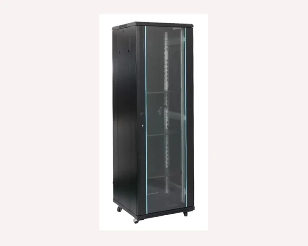 MAXPRO LINE Rack orman samostojeći, 22U, 600x600, staklena vrata (pakovanje od 3 kutije) 