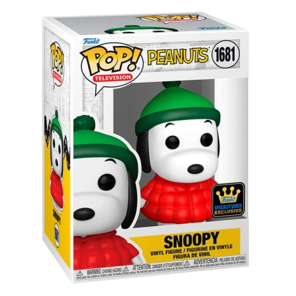 Funko POP! Animation: Peanuts - Snoopy In Coat w/Chase