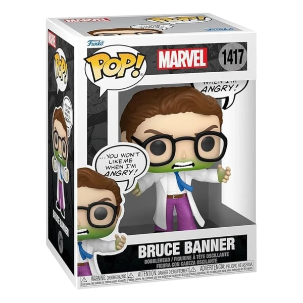 Funko POP! Marvel: Bruce Banner (Don\t Make Me Angry)