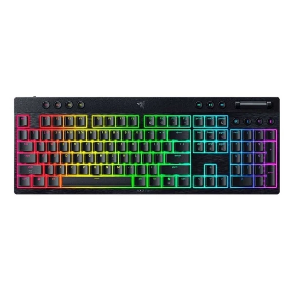 BlackWidow V4 Low-profile HyperSpeed - Wireless Mechanical Gaming Keyboard (Green Clicky Switch)