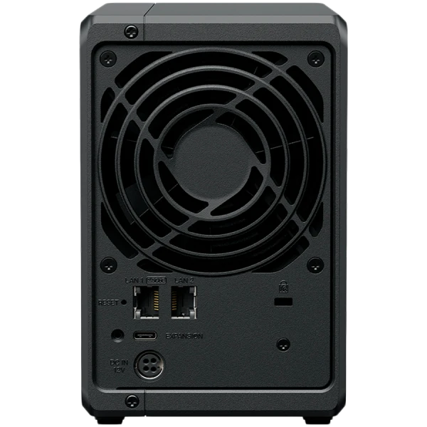 Synology DS725+, Tower, 2-Bays 3.5 SATA HDDSSD, 2 x M.2 2280 NVMe SSD, CPU AMD Ryzen R1600 dual-core (4-thread), max. boost up to 3.1 GHz, 