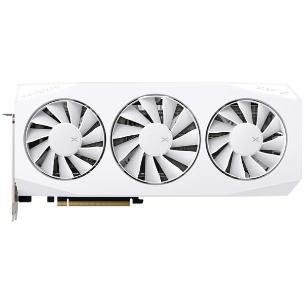 XFX Mercury AMD Radeon RX 9060XT OC White Gaming Edition with 16GB GDDR6 HDMI 2xDP, AMD RDNA 4 ( RX-96TMERCW9 ) 