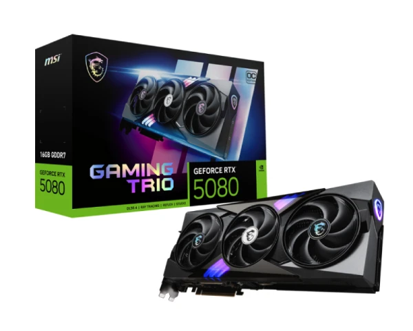 MSI nVidia GeForce RTX 5080 16GB 256bit GeForce RTX 5080 16G GAMING TRIO OC grafička karta