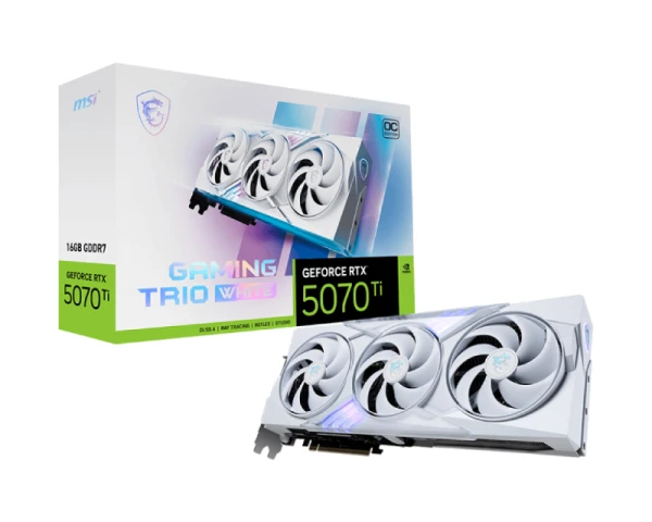 MSI nvidia RTX 5070 Ti 16G 256bit GeForce  RTX 5070 Ti 16G GAMING TRIO OC WHITE grafička karta