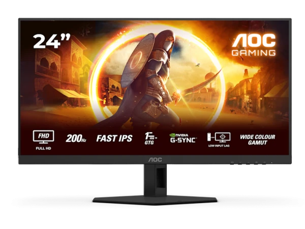 Monitor AOC 24G4HRE 23.8''IPS1920x1080200Hz1ms GtGHDMIx2,DPGsync,freesynczvucnicicrna' ( '24G4HRE' ) 