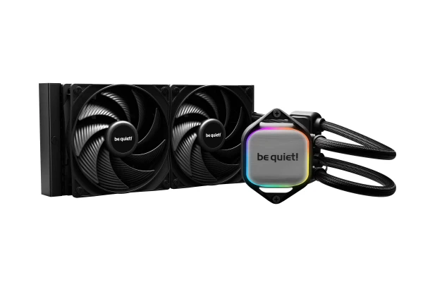 PURE LOOP 2, 240mm [with Mounting Kit for Intel and AMD], Doubly decoupled PWM pump, Two Pure Wings 3 PWM fan 120mm, Unmistakable design wi