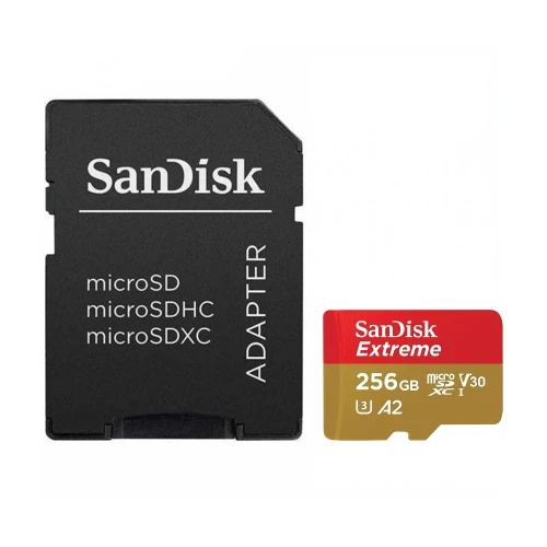 SanDisk EXTREME SDXC 256GB micro sd sa adapterom 190MB/s