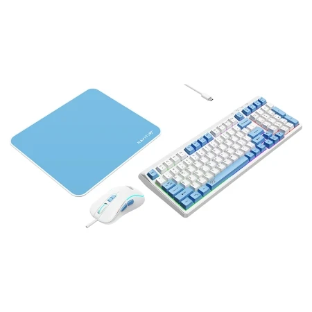 Havit gejming kombo 3u1 KB897CM belo-plava ( 66054 )