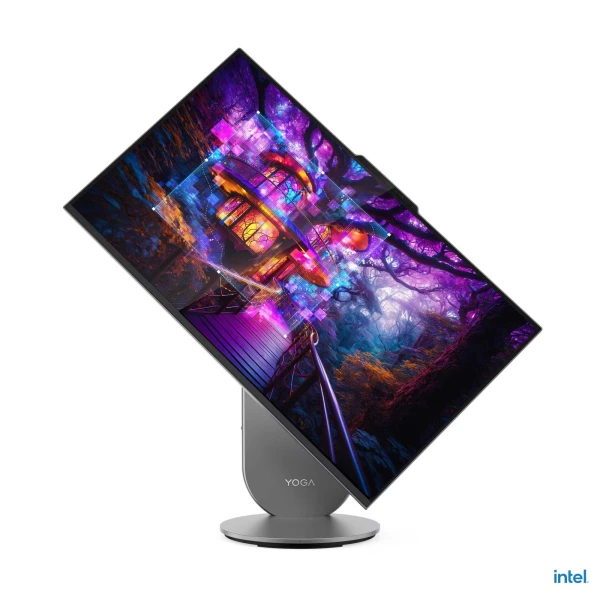 Yoga AIO 27IAH10 All-In-One (Cloud grey,TOUCH,Rotation) 16-Core Ultra 7 255H 5.1GHz 24MB 16GB 1TB-NVMe-SSD 27'' QHD (2560x1440) IPS 400n Tou