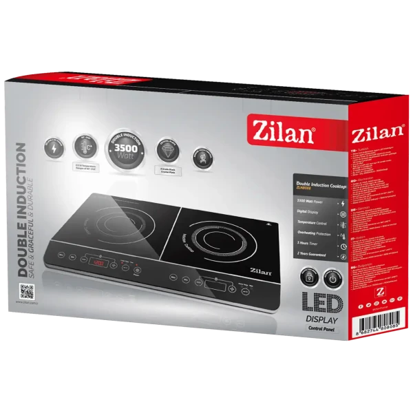 Indukcioni rešo ZILAN ZLN8088 dve grejne zone 3500W