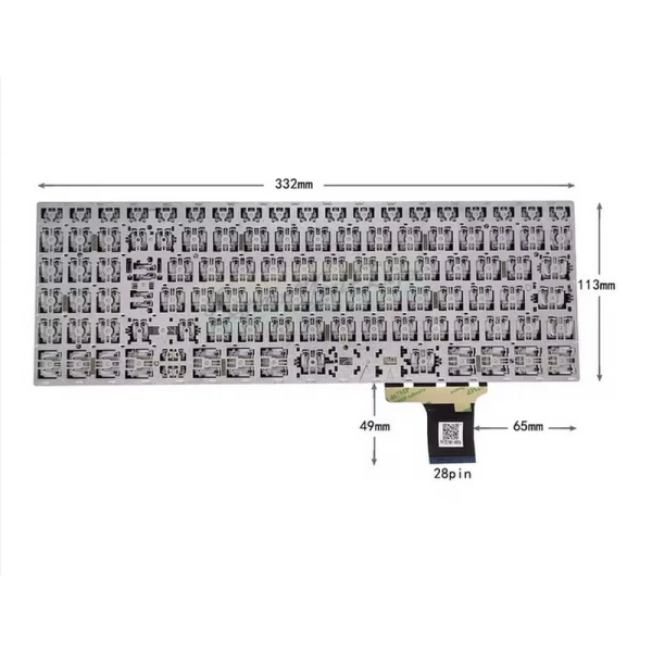 Tastatura za laptop Toshiba Dynabook for Satellite Pro C50-J series veliki enter