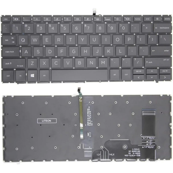 Tastatura za laptop HP EliteBook 840 G10 830 G10 mali enter, pozadinsko osvetljenje