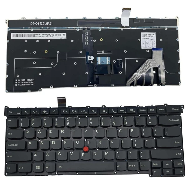 Tastatura za laptop Lenovo Thinkpad Carbon X1 Gen 3 3rd 2015 veliki enter, backlight i gumb