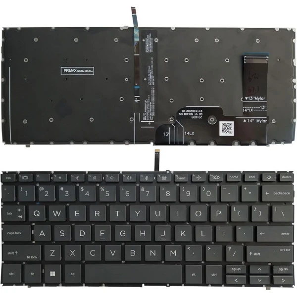 Tastatura za laptop HP ZBook Firefly 14 G9 14 G10 mali enter, pozadinsko osvetljenje