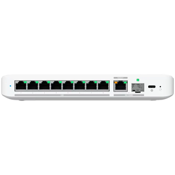 Ubiquiti switch USW-Flex-2.5G-8-EU 8-port 2.5 GbE ports, 10 GbE PoE+ input port for power  SFP+ port combo ( USW-FLEX-2.5G-8-EU )