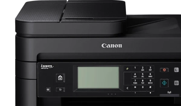 MFP laser Canon i-SENSYS MF-237W600x600dpi256MB23ppmADFUSBLANWiFFaxToner CRG-737
