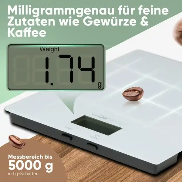 Kuhinjska vaga CLATRONIC 5kg KW3820BELA