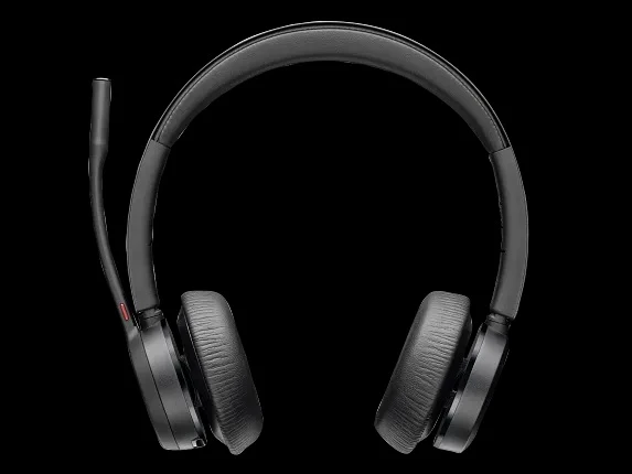 HP Poly Voyager 4320 Microsoft Teams Certified Headset +BT700 dongle +Charging Stand, Black ( 77Z00AA )