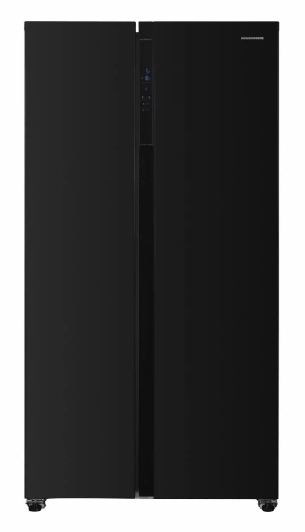 SBS frižider HEINNER HSBS-H442NFBKE++  442lNoFrost90x177Invertercrni