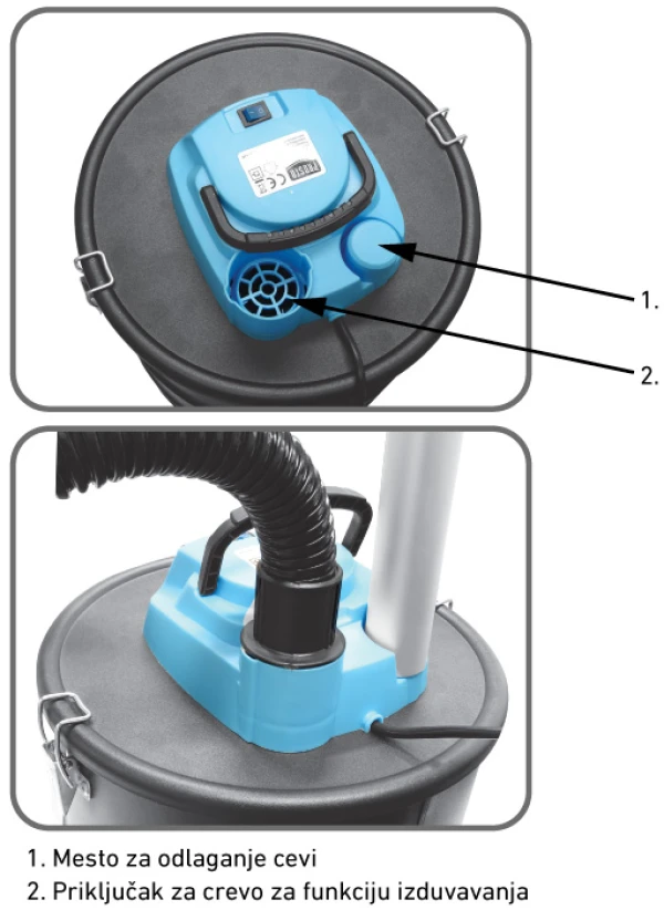 PROSTO Usisivac za pepeo 15l, 1000W