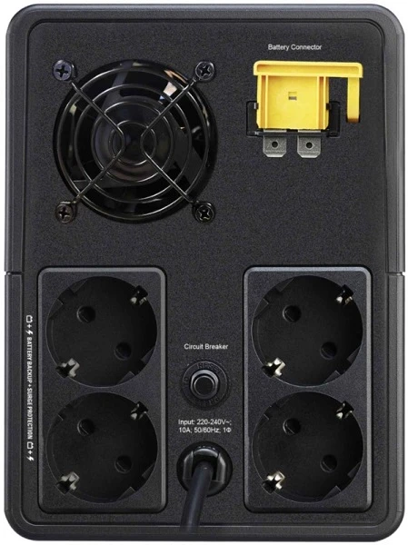 APC Easy UPS 2200VA, Line Interactive, Tower, 2200VA/1200W, 230V, AVR, 4x Schuko, PF 0.54 (Full load), Battery 9Ah (APCRBC177) ( BVX2200LI-