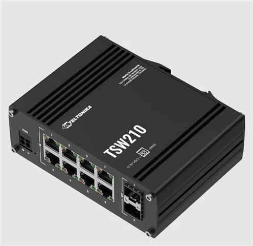 Industrijski switch Ethernet2 SFPports TSW210 sa napajanjem