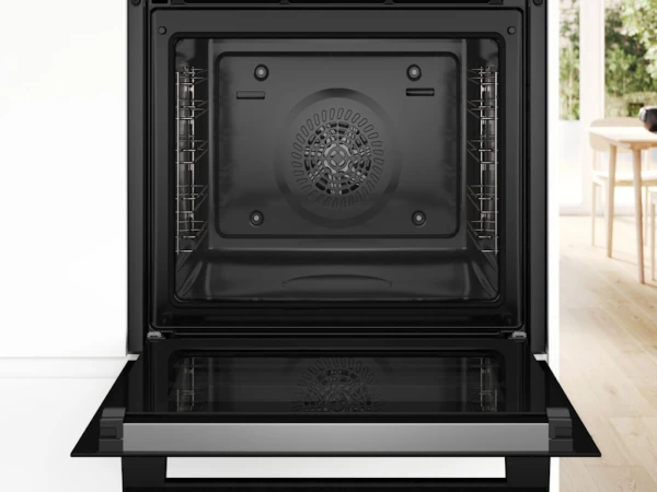 Ugradna rerna BOSCH HBA571BB4Serija2mehanicka71L3D vruc vazduhpirolizacrna' ( 'HBA571BB4' )