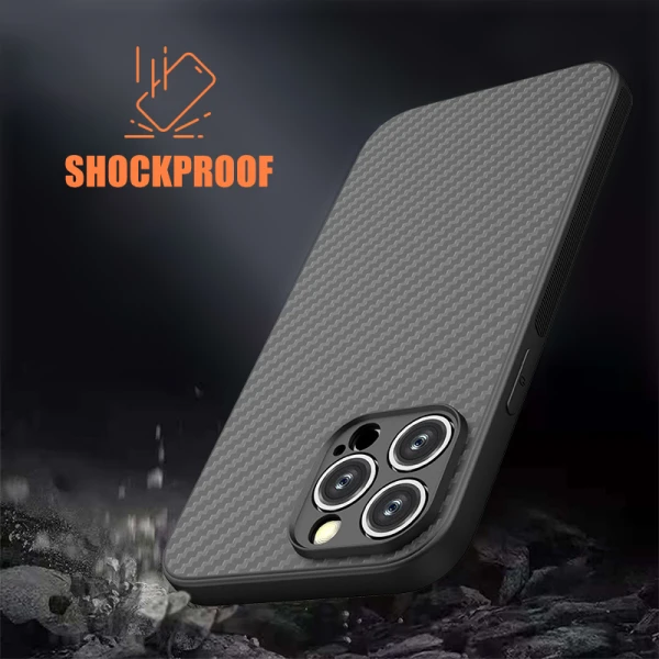 Torbica Carbon fiber za iPhone 16 Pro Max 6.9 crna