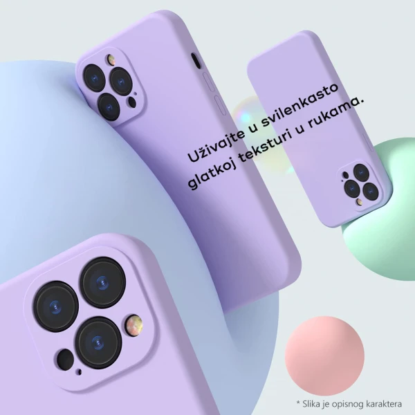 Torbica Teracell Soft Velvet za iPhone 16 Pro Max 6.9 ljubicasta