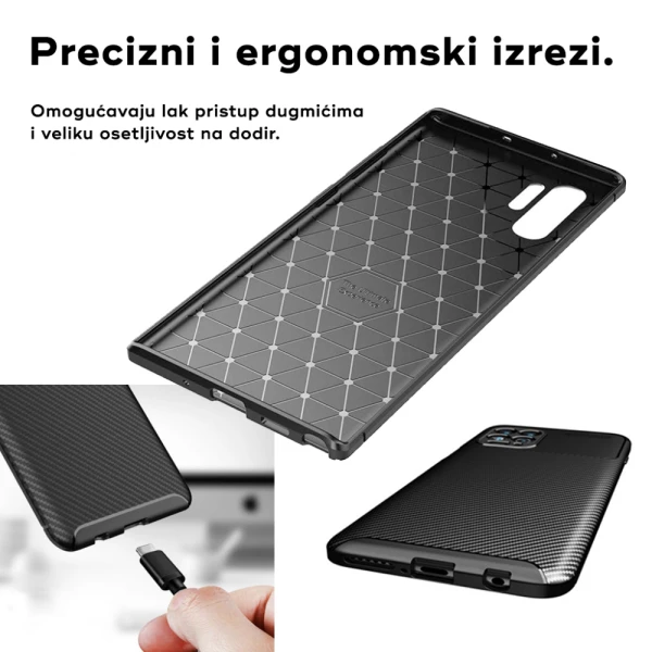 Torbica Defender Carbon za iPhone 16 Pro Max 6.9 crna