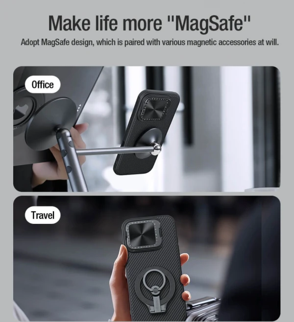 Torbica Nillkin CamShield Prop Magnetic za iPhone 16 Pro Max 6.9 crna