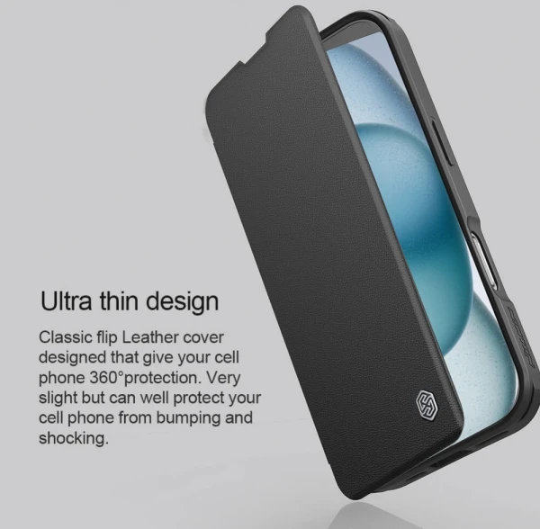 Torbica Nillkin Qin Prop za iPhone 16 Pro Max 6.9 crna