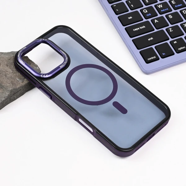 Torbica Magsafe Trendy za iPhone 16 Pro Max 6.9 ljubicasta