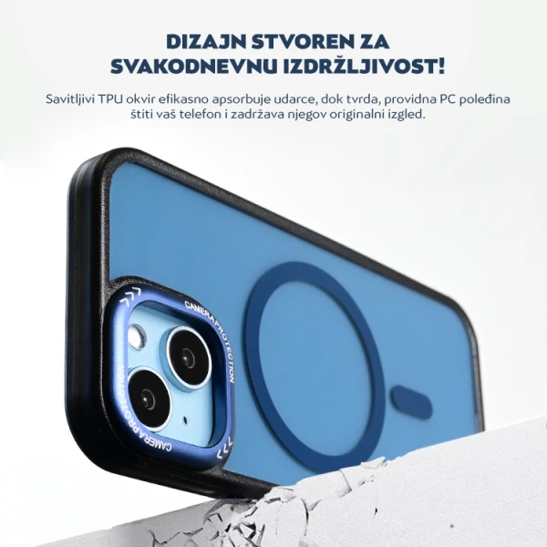 Torbica Magsafe Trendy za iPhone 16 Pro Max 6.9 siva