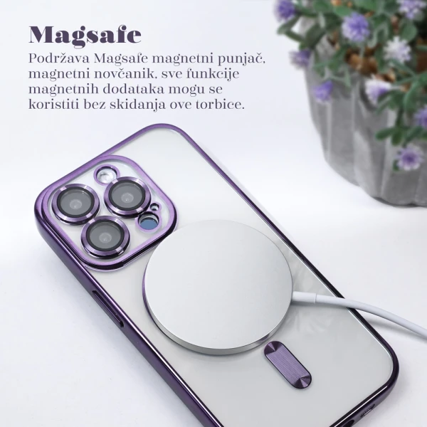Torbica Magsafe Lux za iPhone 16 Pro Max 6.9 plava