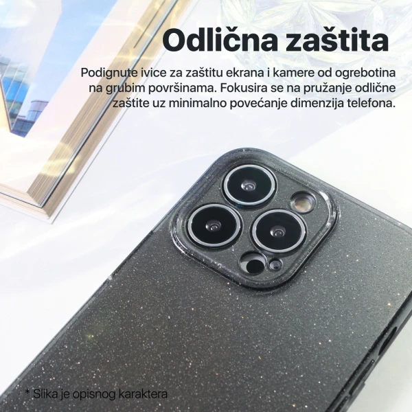 Torbica Sparkle Dust za iPhone 16 Pro Max 6.9 zelena