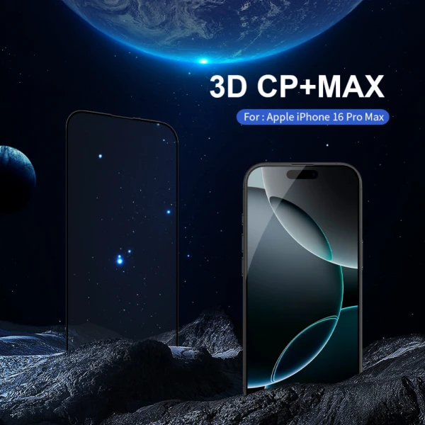 Zastitno staklo Tempered glass Nillkin 3D CP+Max za iPhone 16 Pro Max 6.9 crni